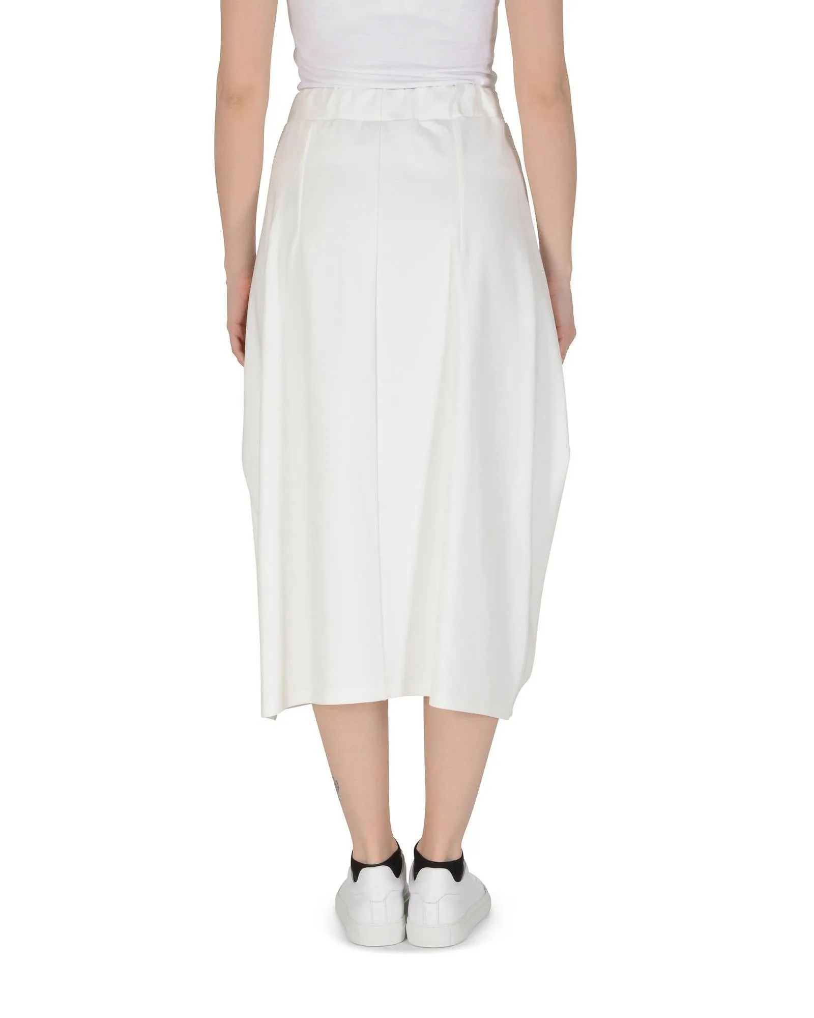 19V69 Italia White A-line Skirt BTB60196