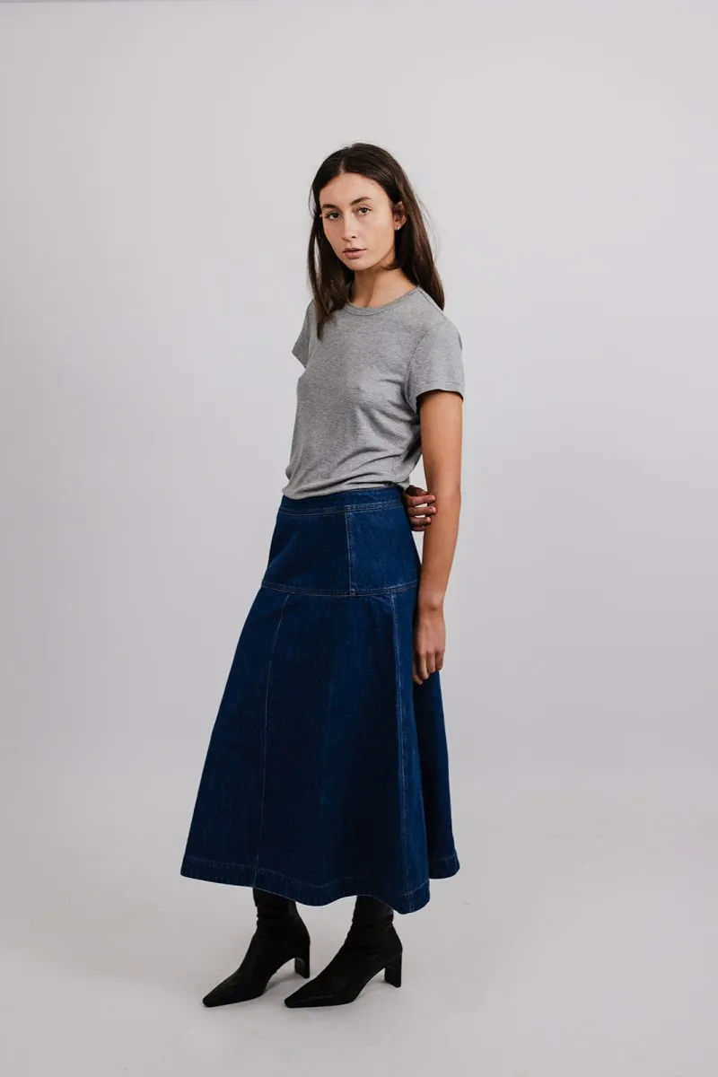A-Line Denim Skirt