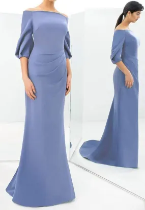 Alexander By Daymor - Off Shoulder Trumpet Long Gown
