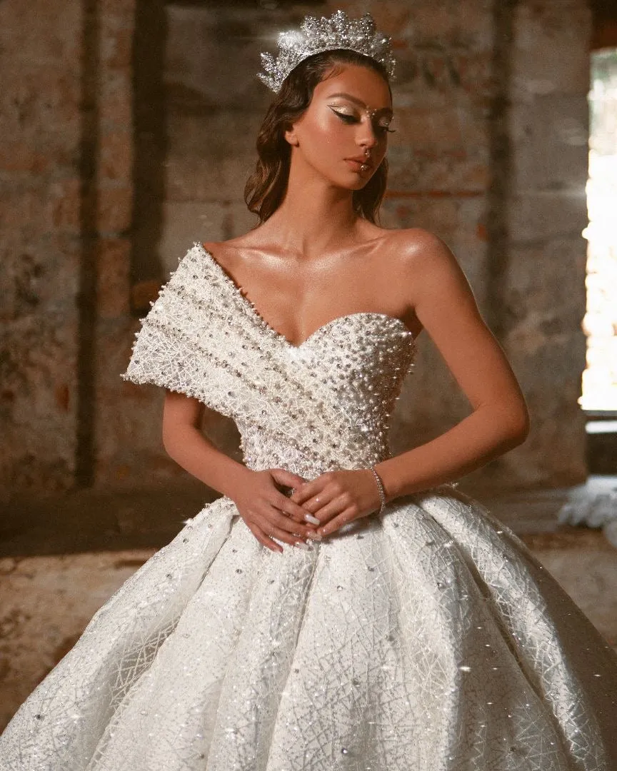 Beckoning White Wedding Dress