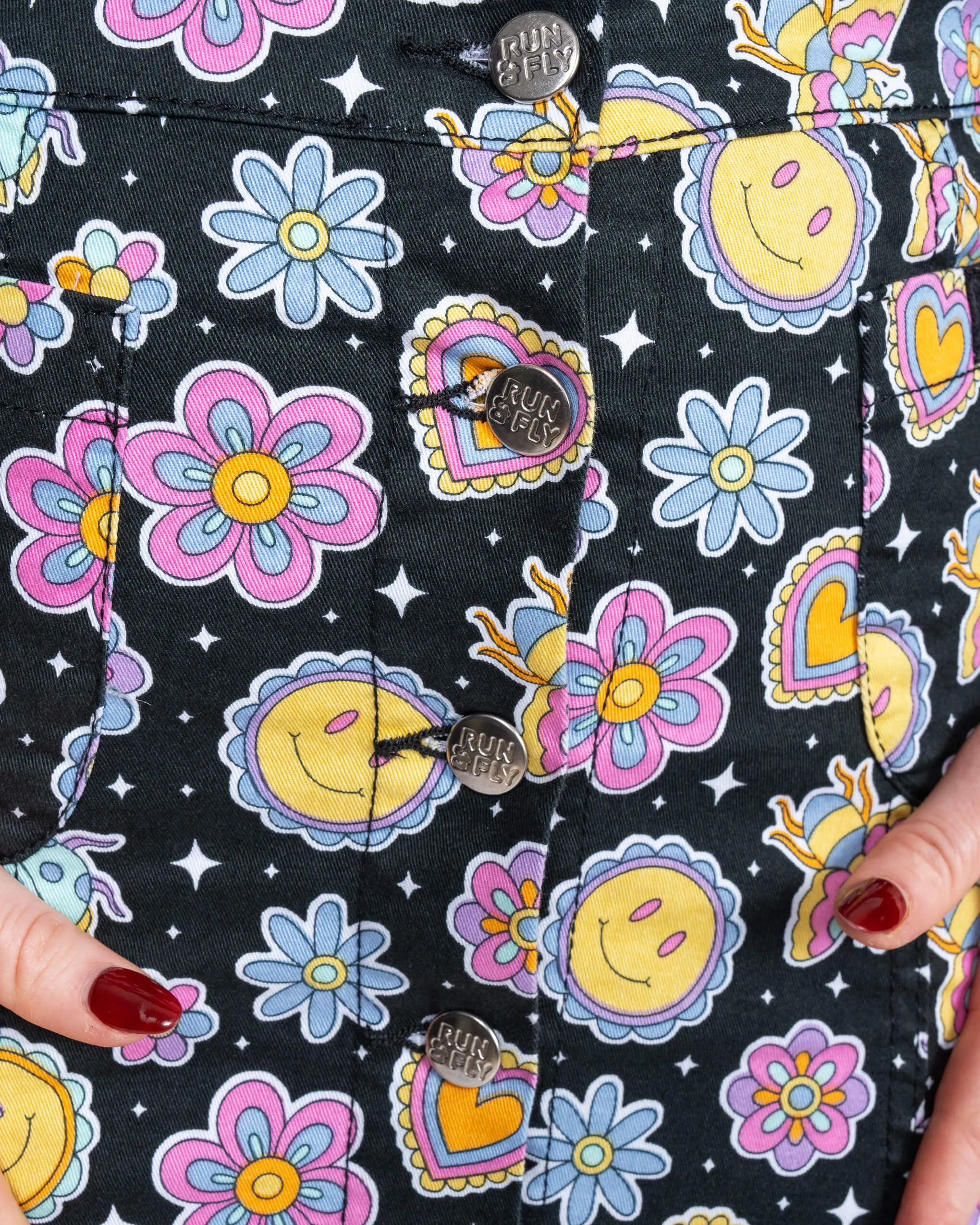 Bee Happy A Line Skirt