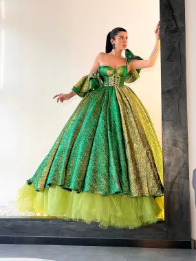 Bejeweled Evening Dress
