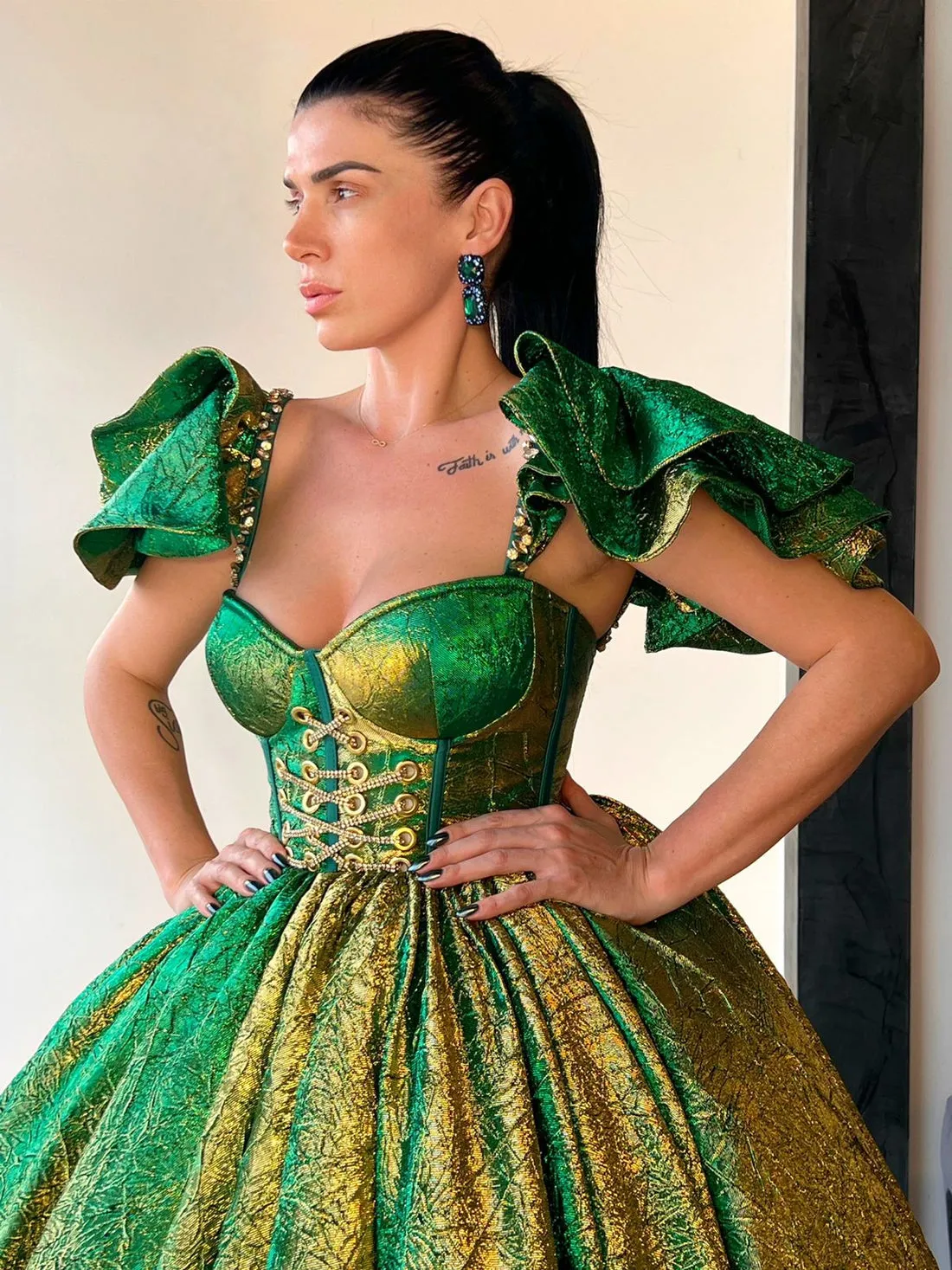 Bejeweled Evening Dress
