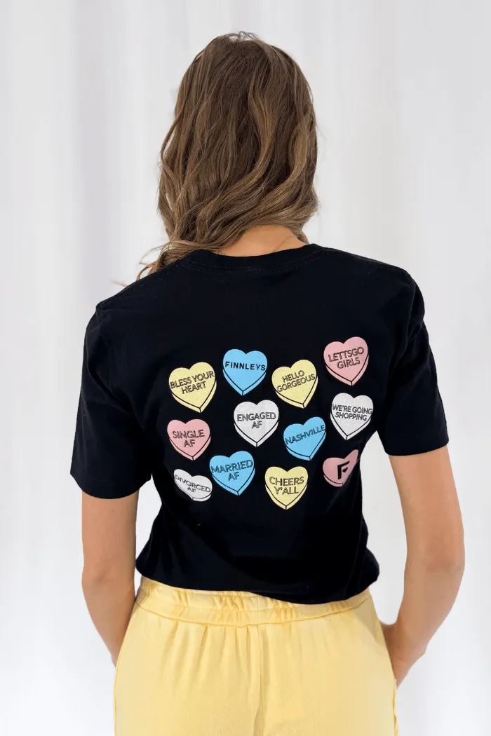 Candy Hearts Full-Length Tee