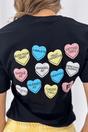 Candy Hearts Full-Length Tee