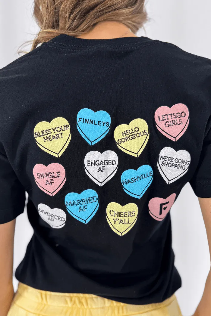 Candy Hearts Full-Length Tee