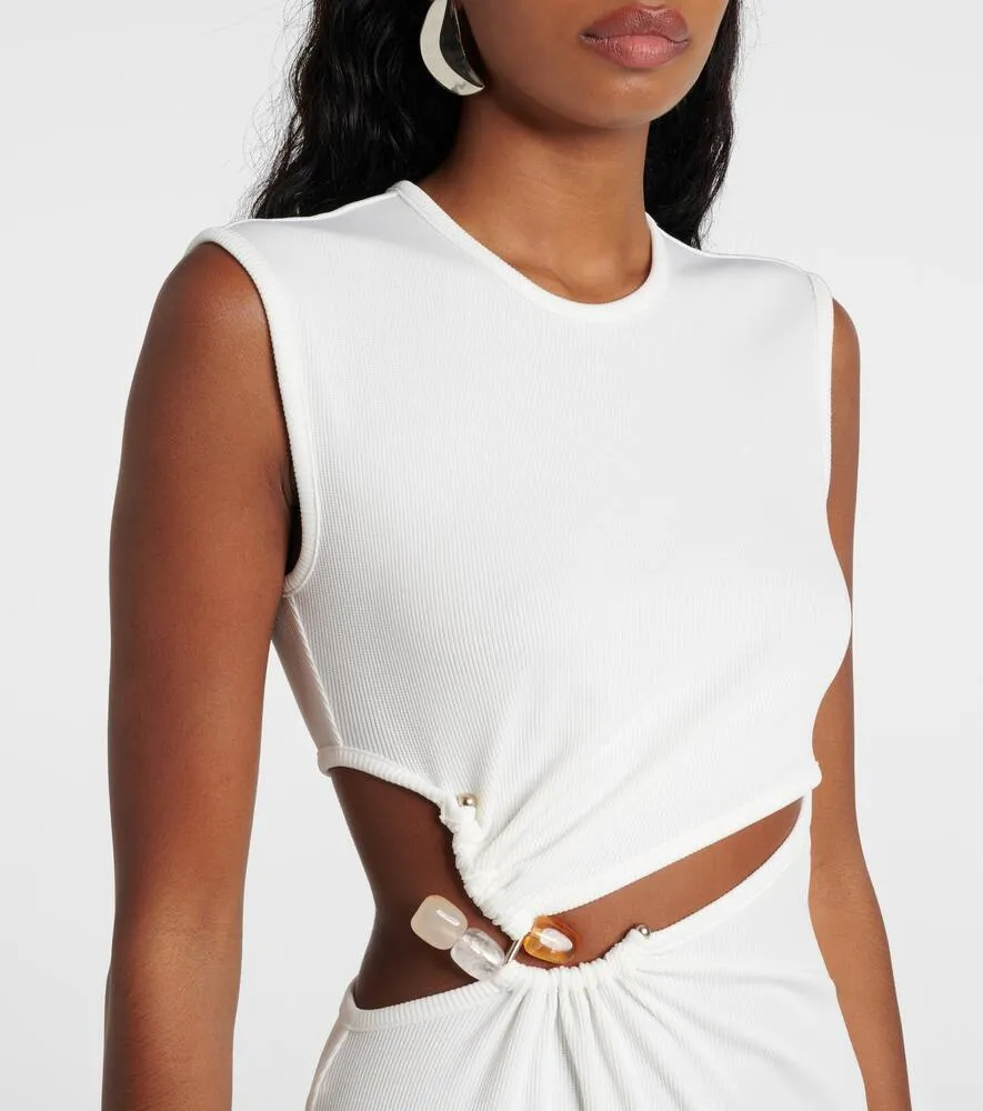 Christopher Esber Concave Stone maxi dress