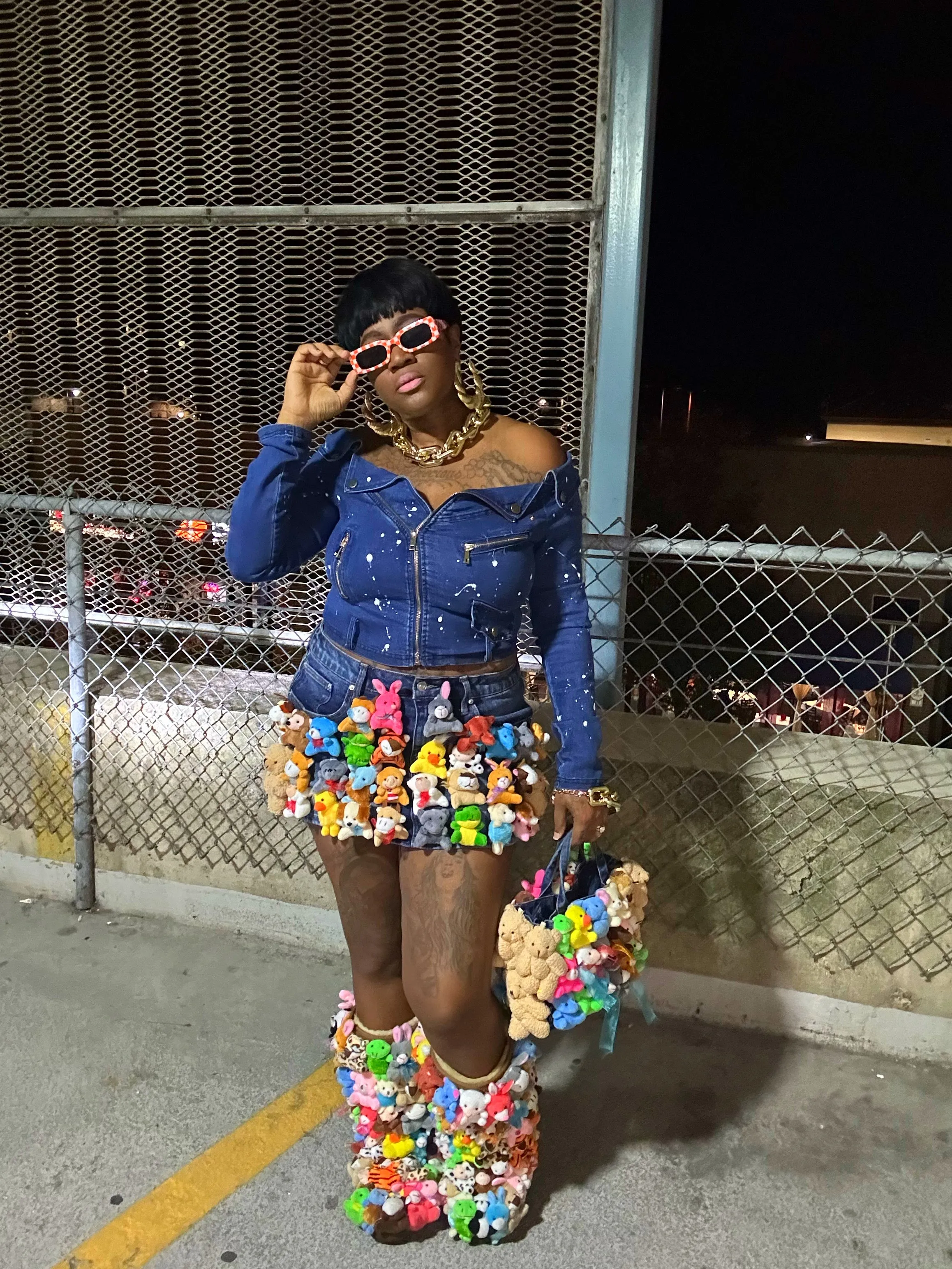 CRAZY ANIMALS SKIRT