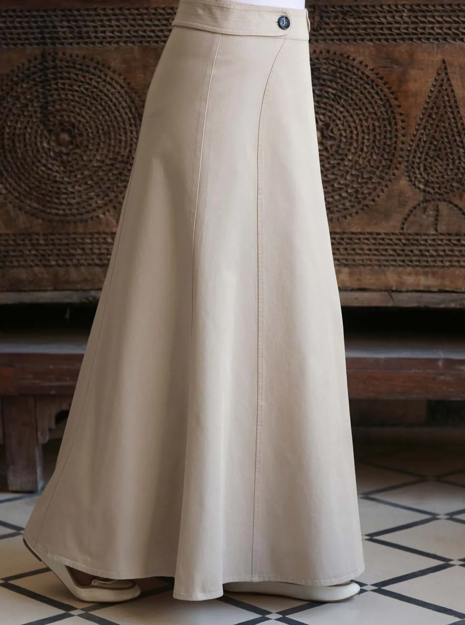 Darani Cotton Twill Skirt