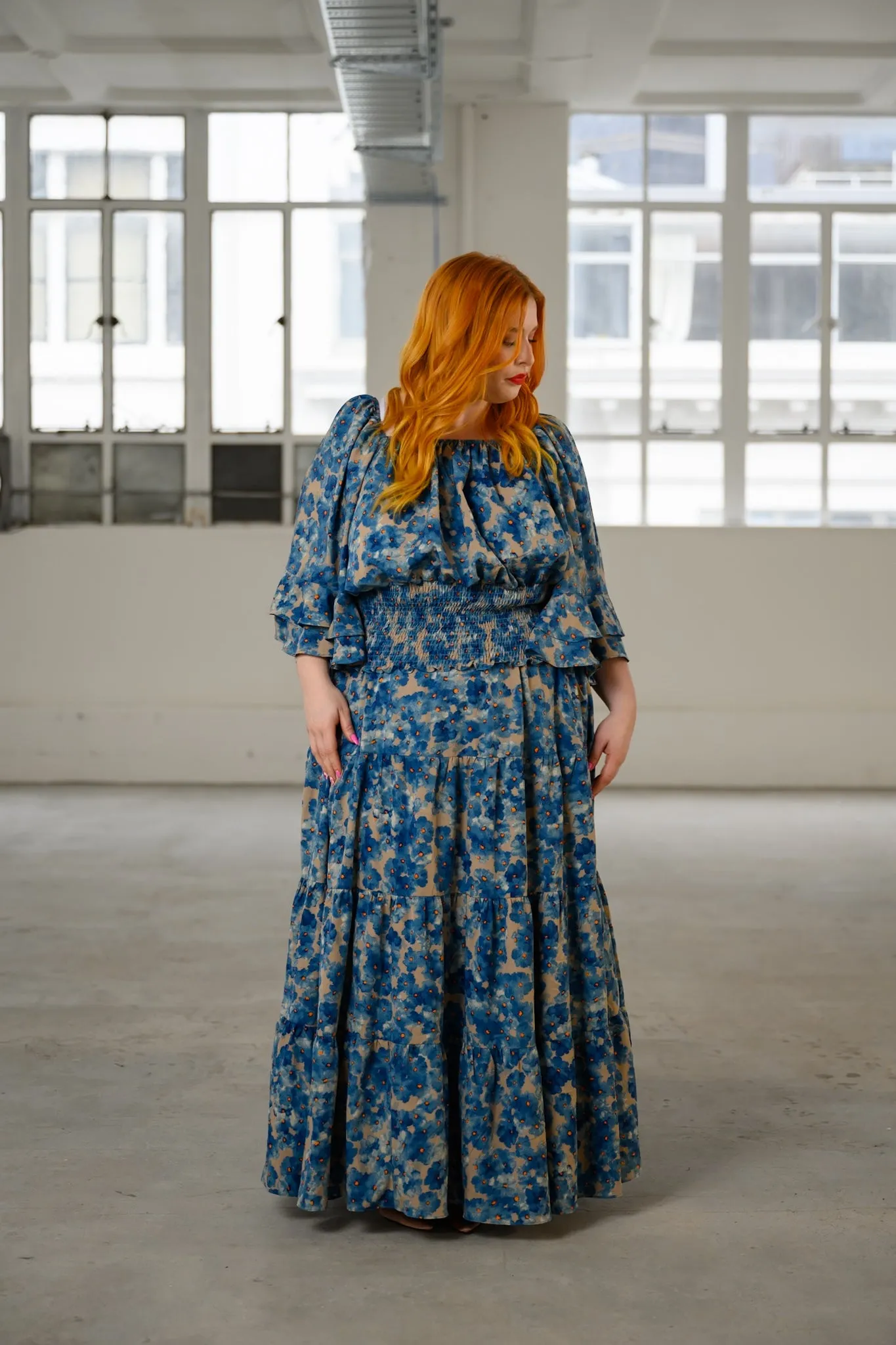 Delilah Skirt - Blue Floral