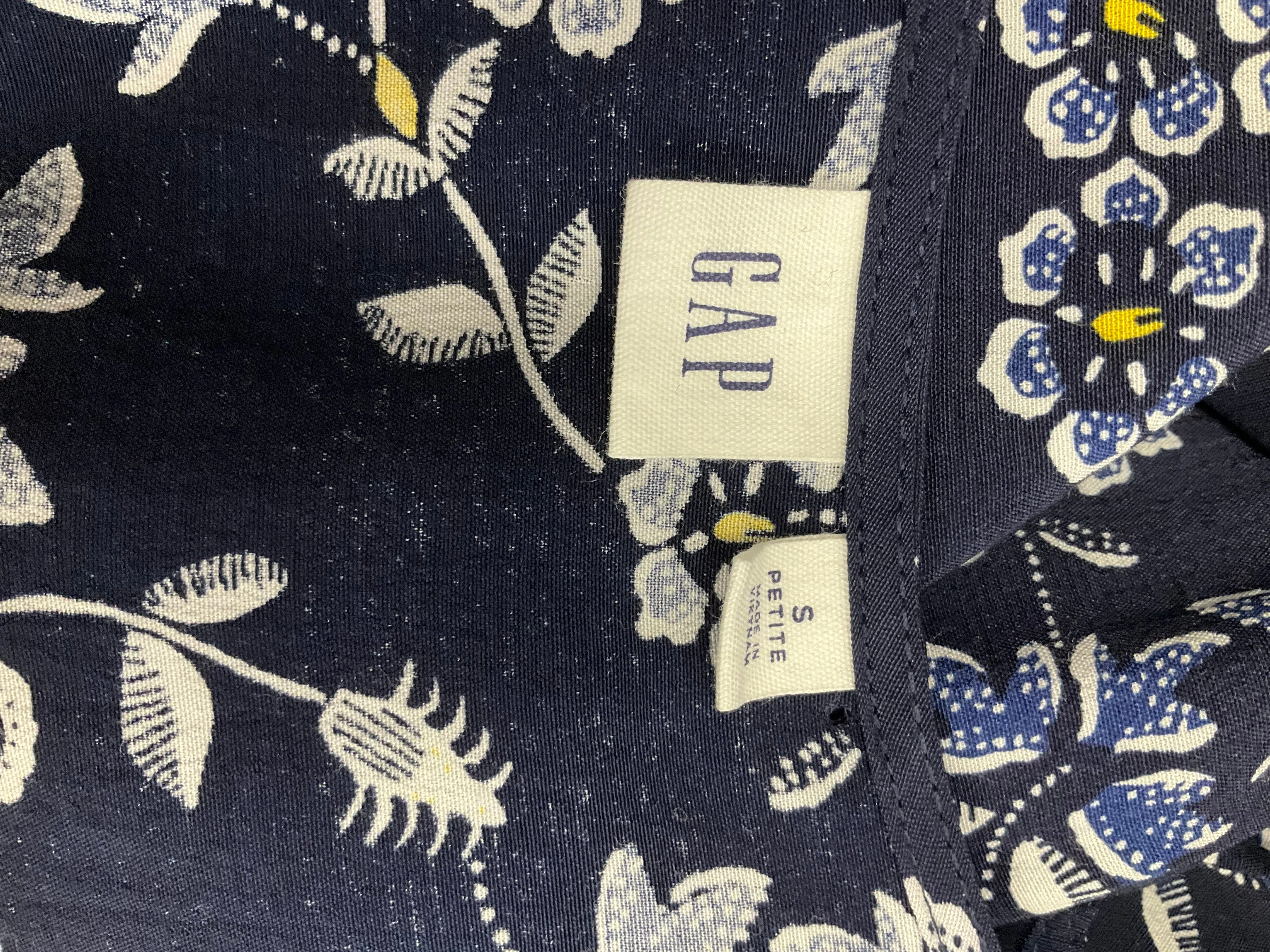 Dress Casual Midi By Gap In Floral Print, Size: S