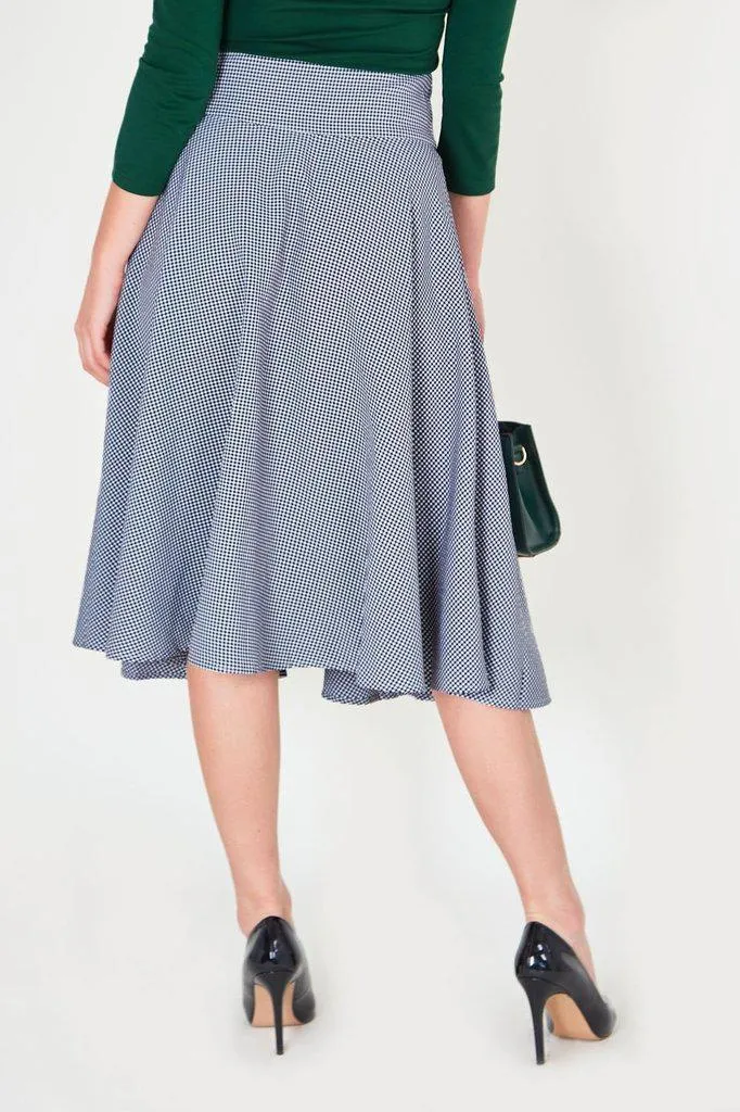 Elizabeth Curved Waist Bow Skirt