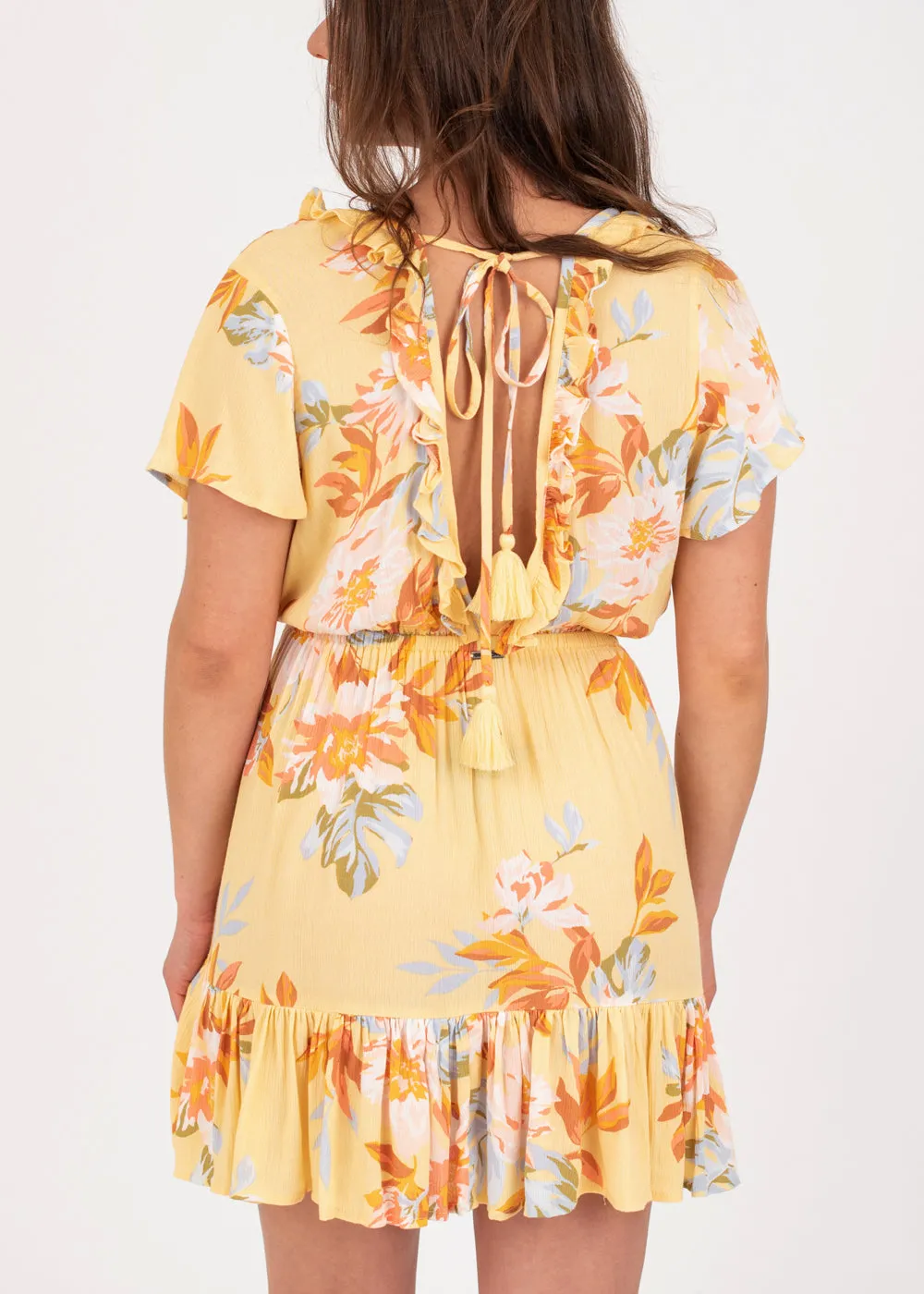 First Sight Floral Ruffle Dress