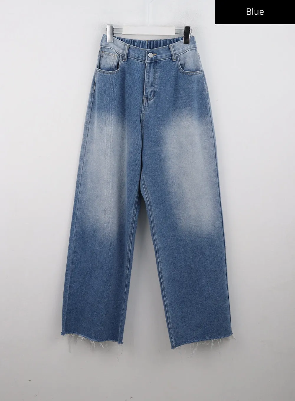 Full-Length Mid-Rise Wide Leg Jeans CD301