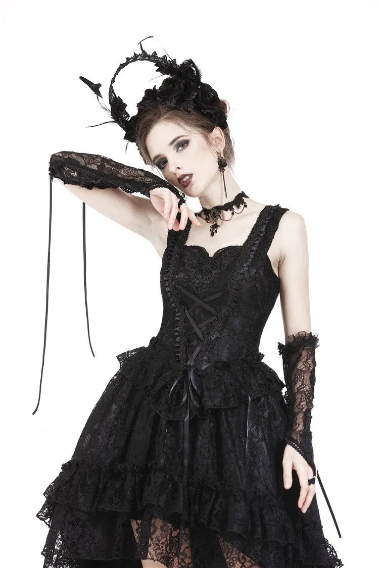 Gothic lolita lace cocktail dress (no petticoat incl.) DW198