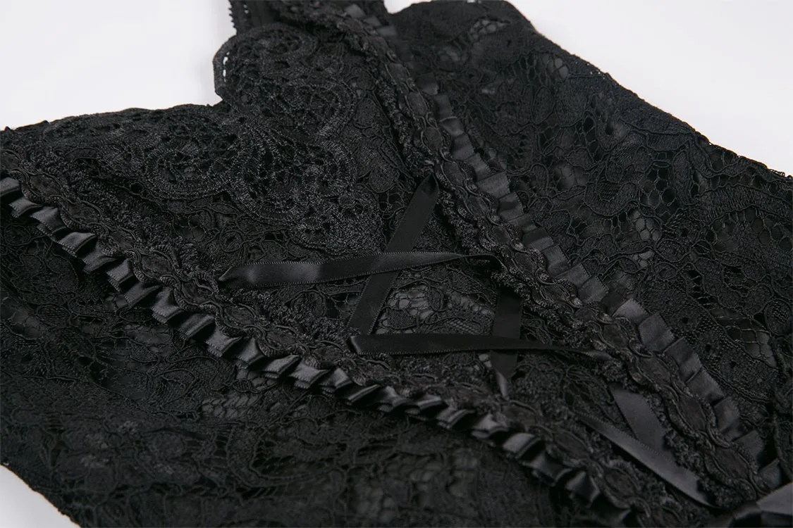 Gothic lolita lace cocktail dress (no petticoat incl.) DW198