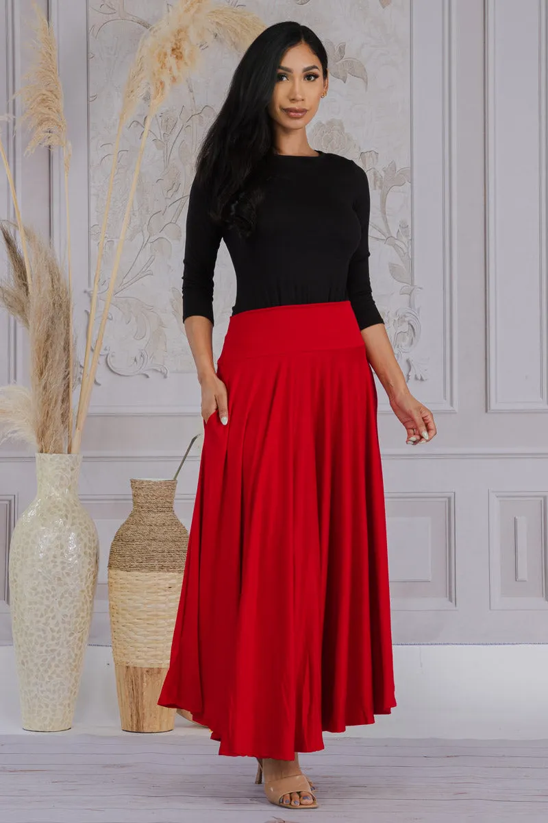 HH736R-SOLID - 2 PC TOP AND SKIRT