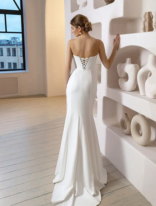 Lavish White Wedding Dress