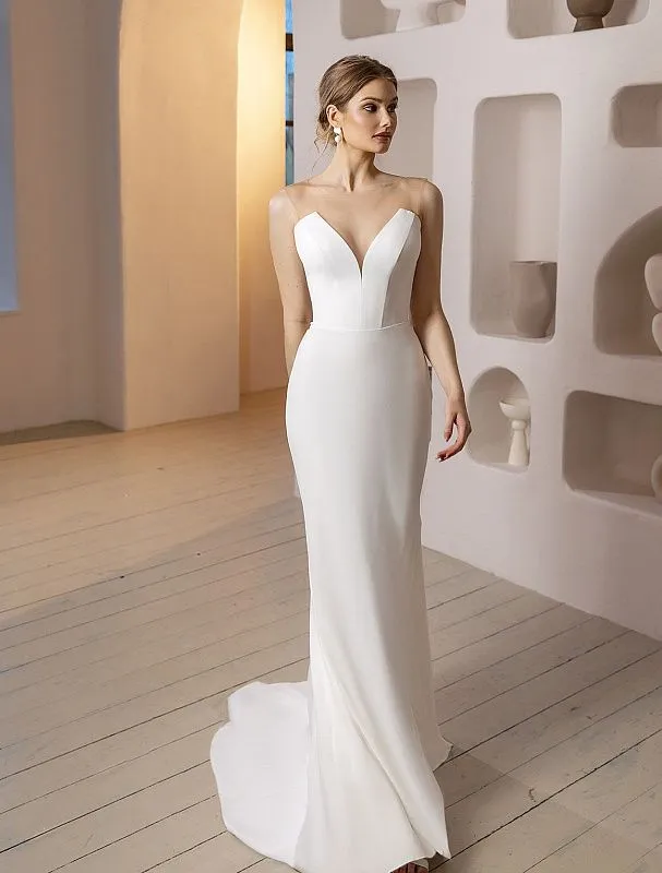 Lavish White Wedding Dress