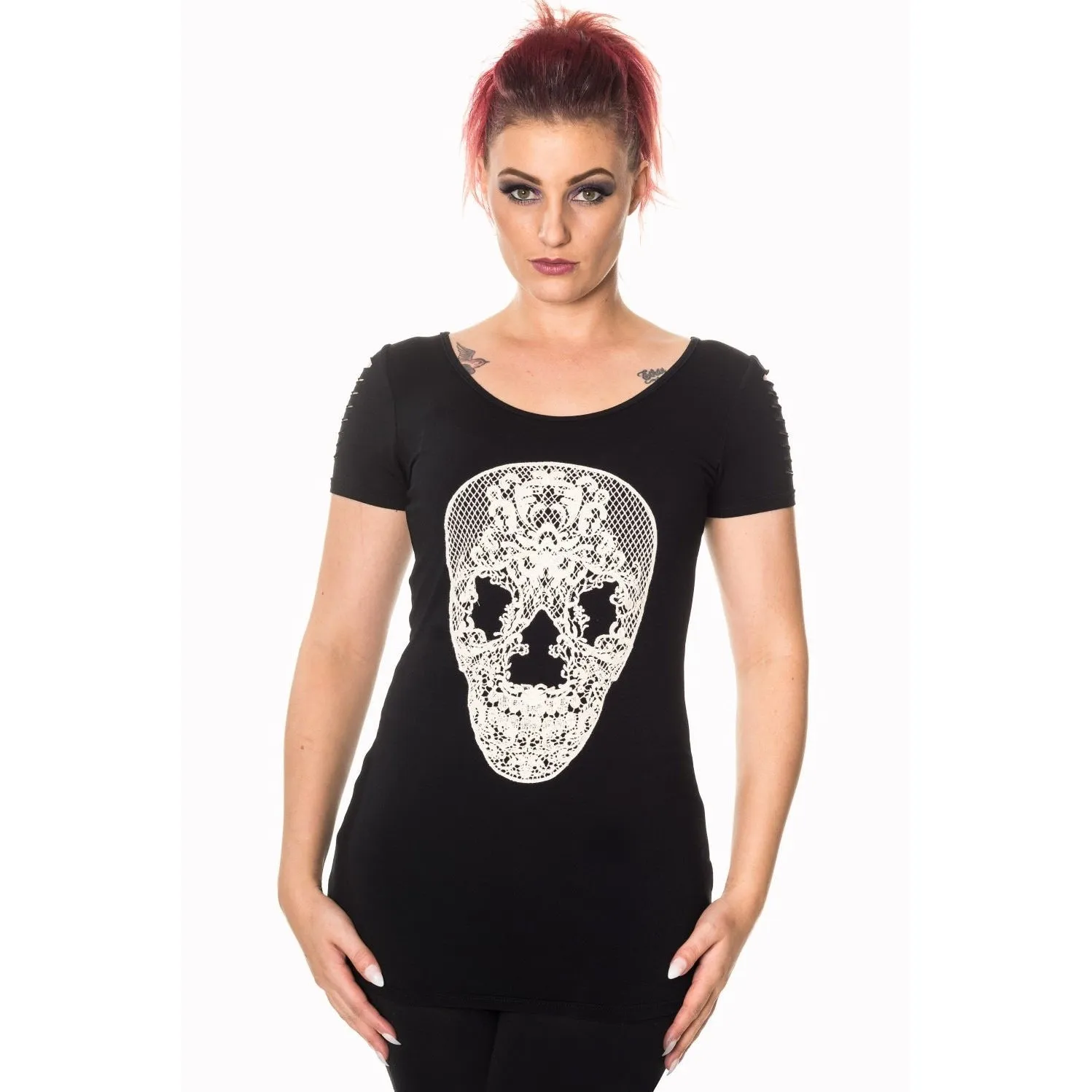 Lexie Skull Womens Top