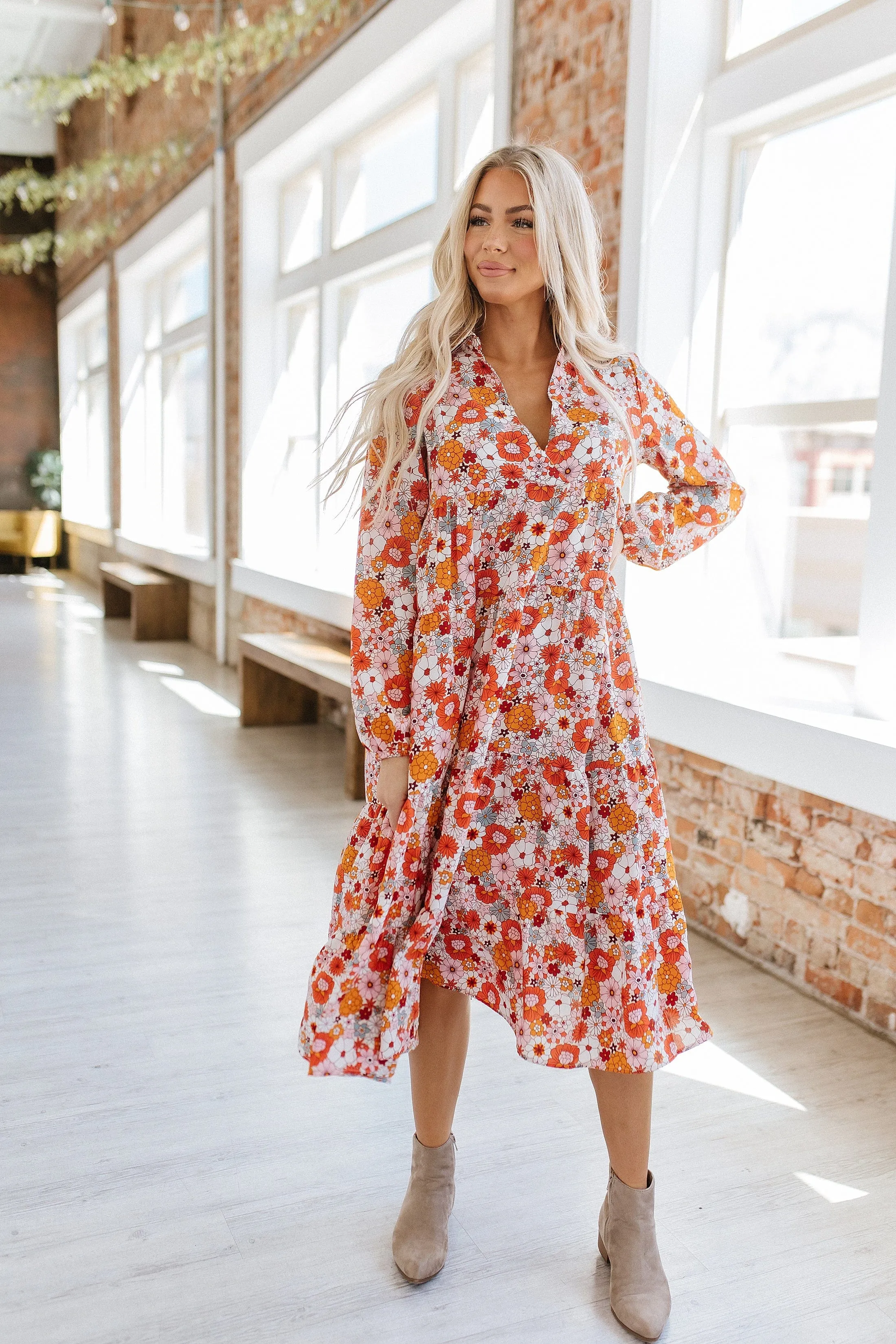 Londyn Floral Boho Dress | S-XL