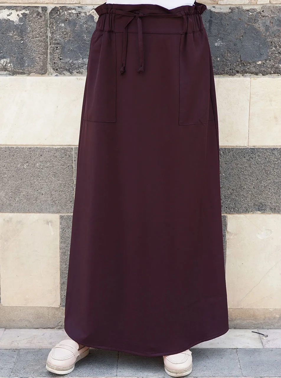 Midweight Skirt with Drawstring Waist