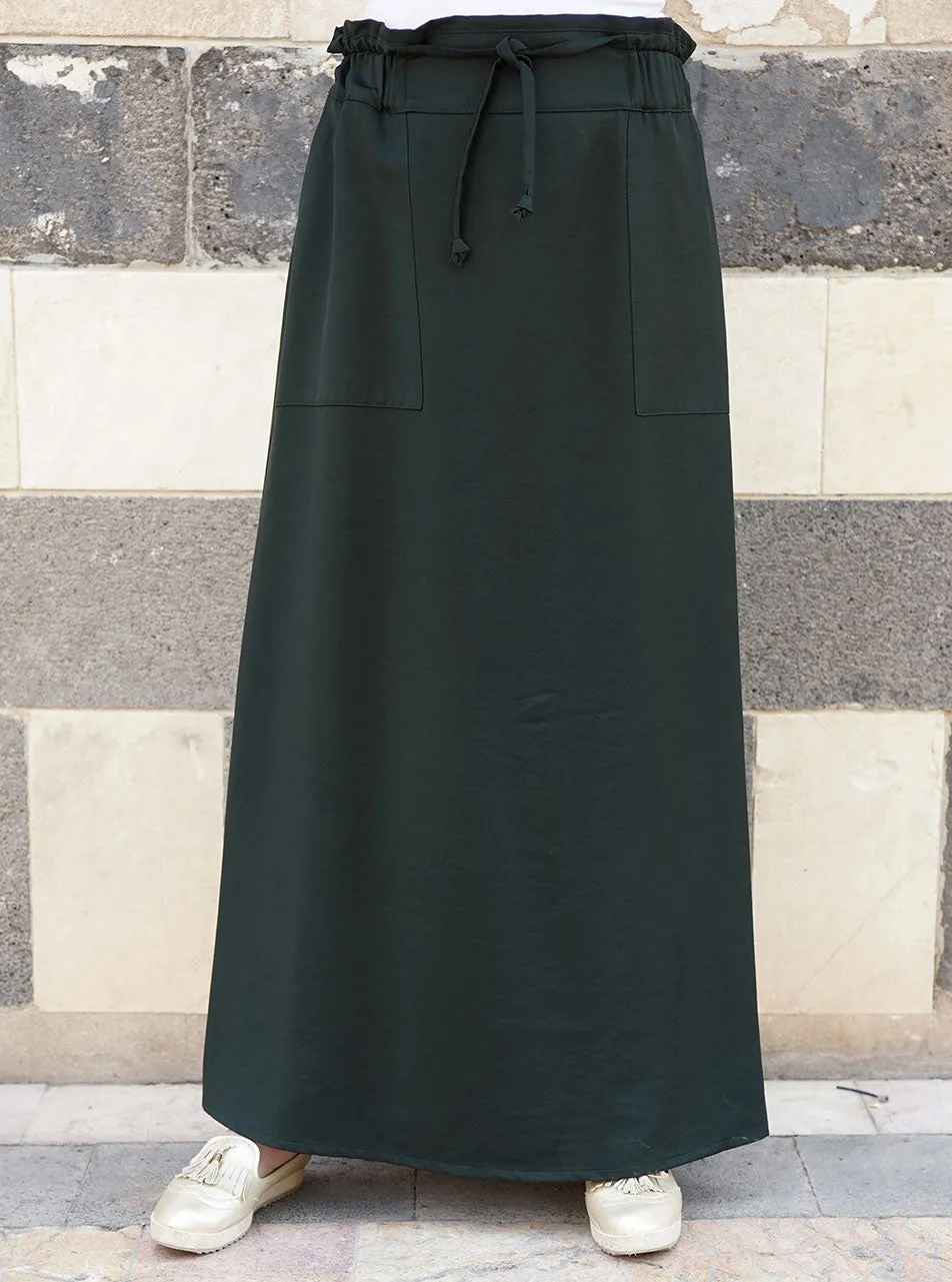 Midweight Skirt with Drawstring Waist