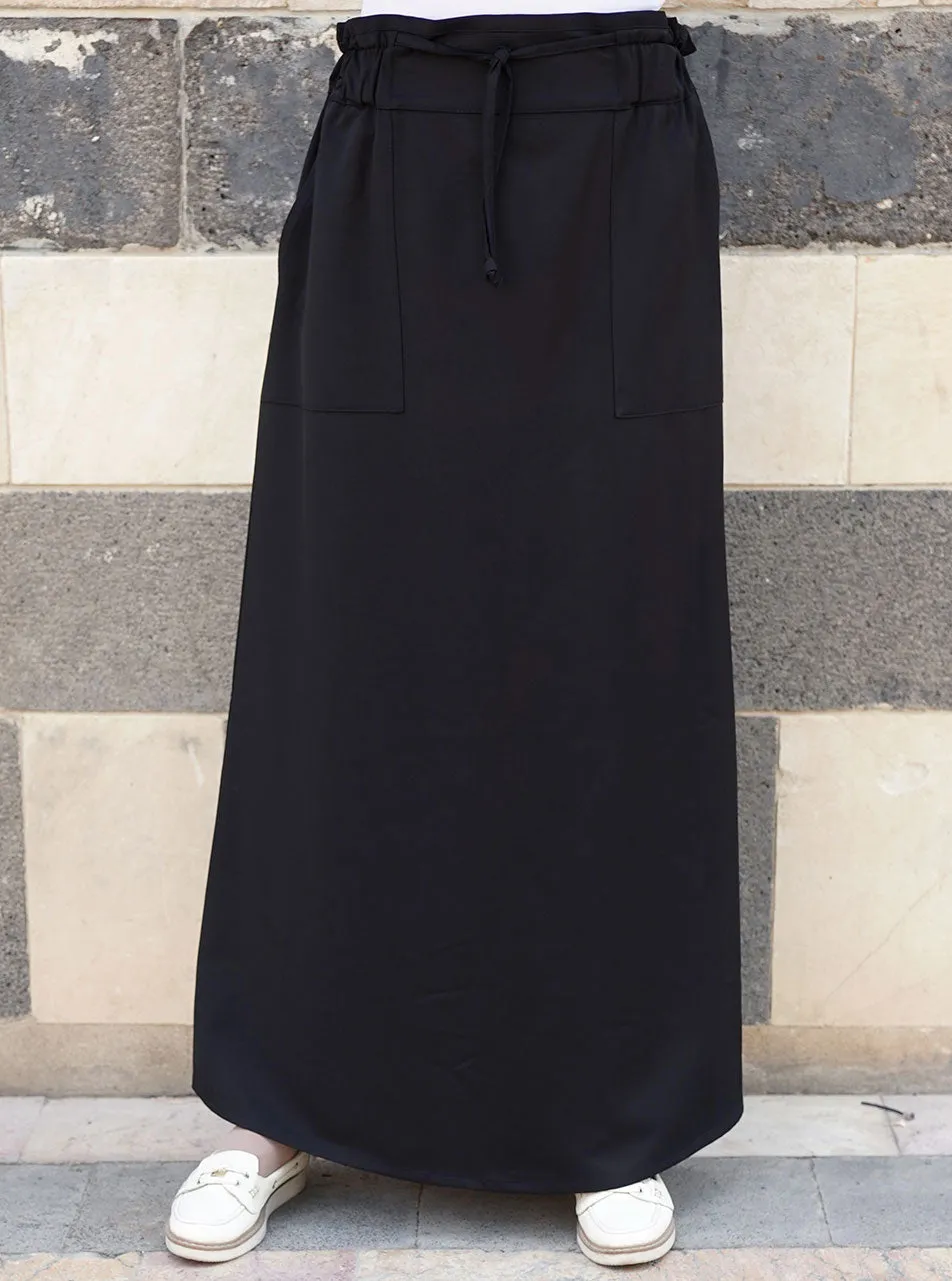 Midweight Skirt with Drawstring Waist
