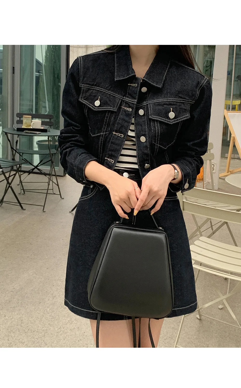 Nancy Denim Jacket Mini Skirt Set