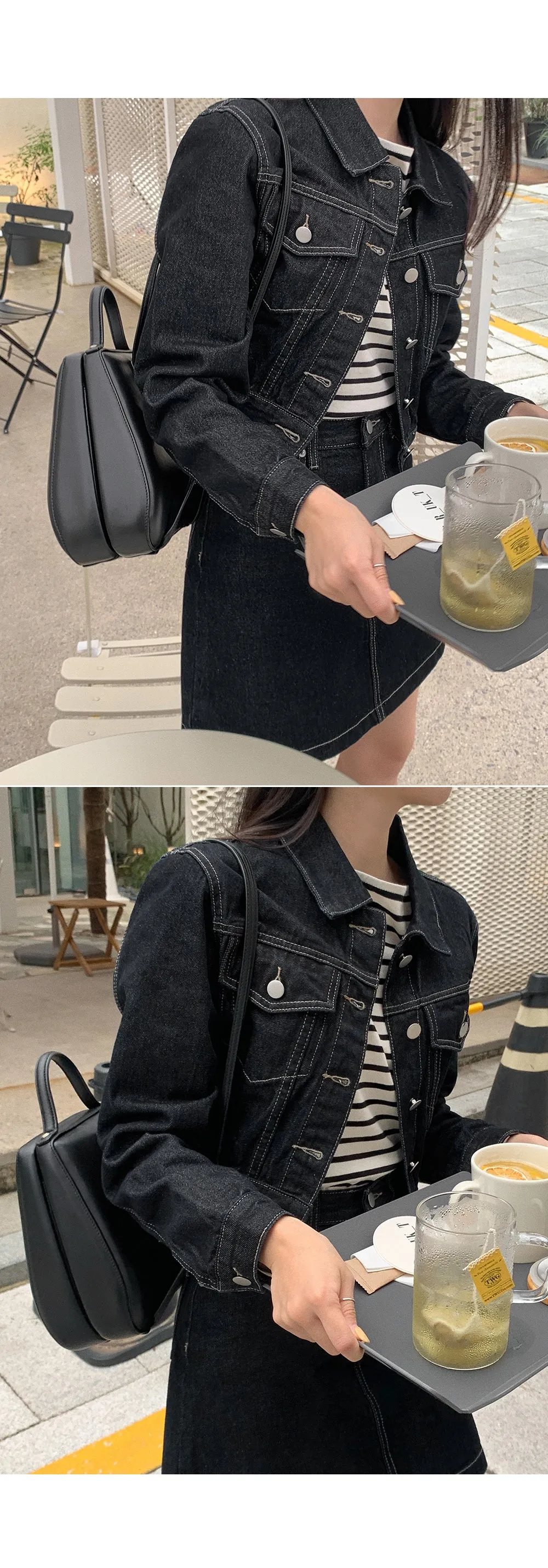 Nancy Denim Jacket Mini Skirt Set