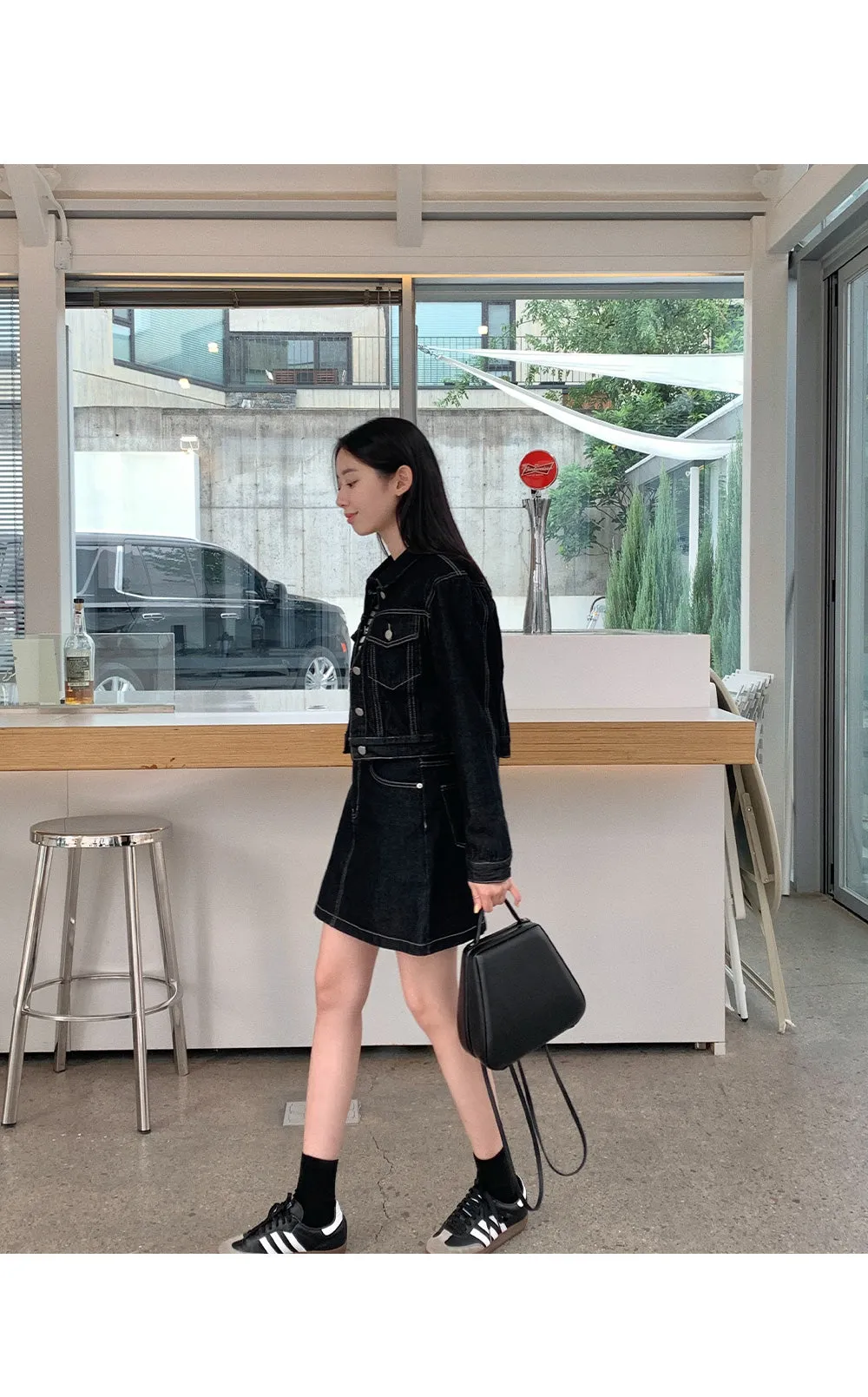 Nancy Denim Jacket Mini Skirt Set
