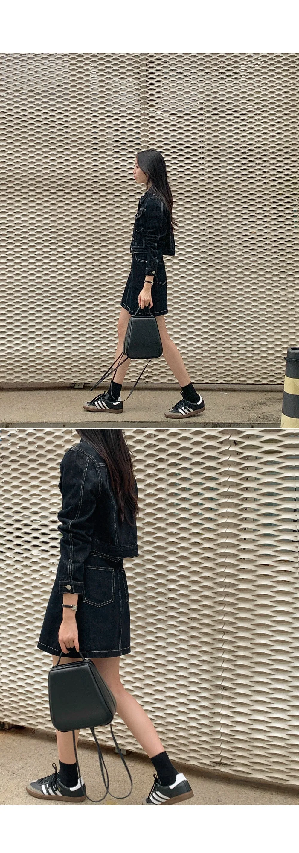 Nancy Denim Jacket Mini Skirt Set