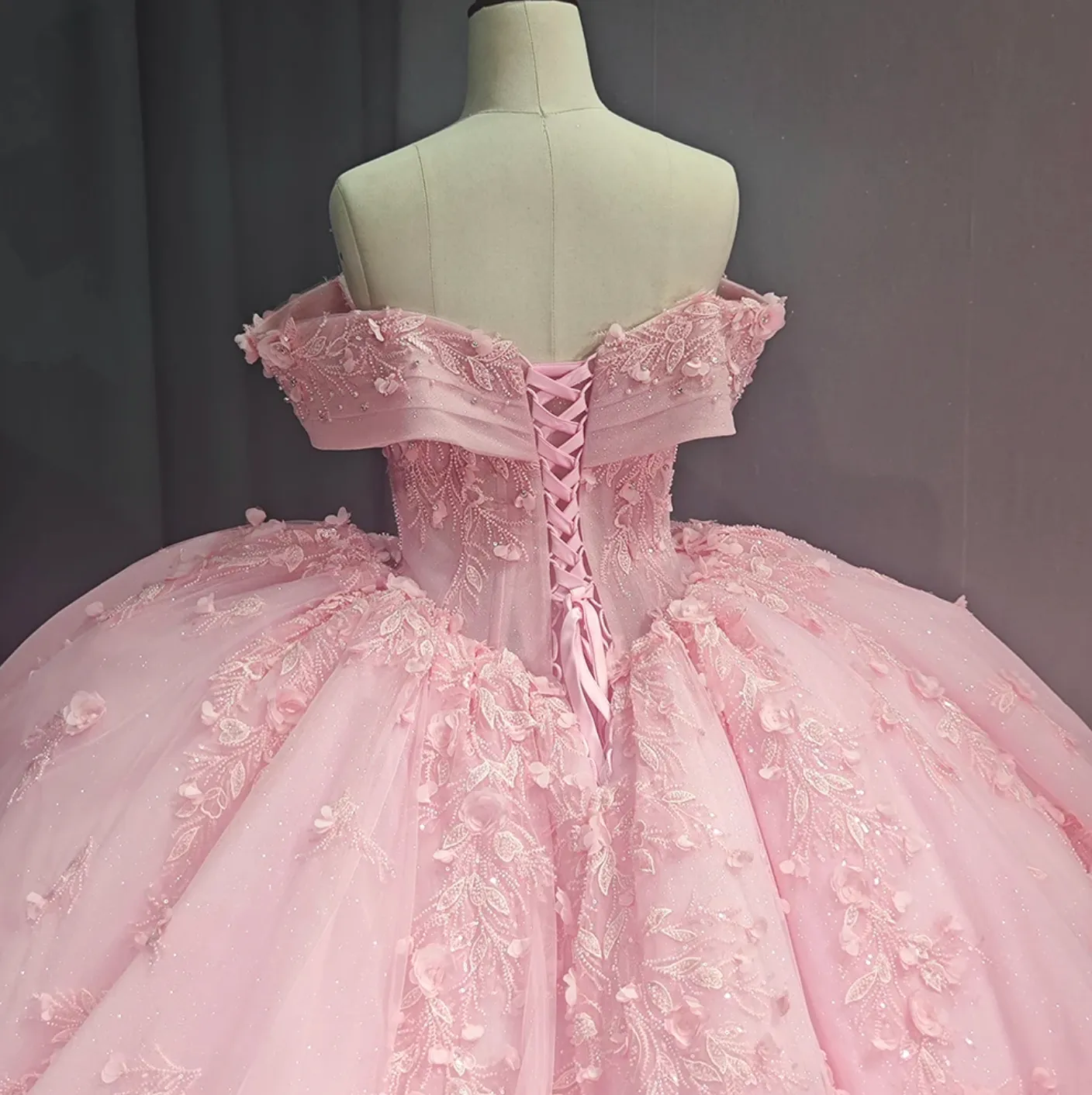Pink Elegant Chic Evening Quinceañera Dress