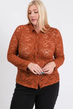 Pre-Order Lace Buttoned Blouse