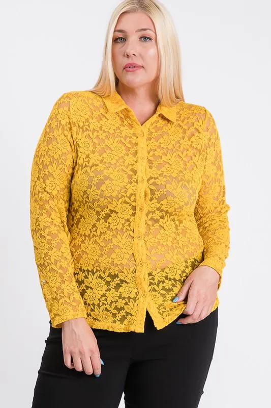 Pre-Order Lace Buttoned Blouse