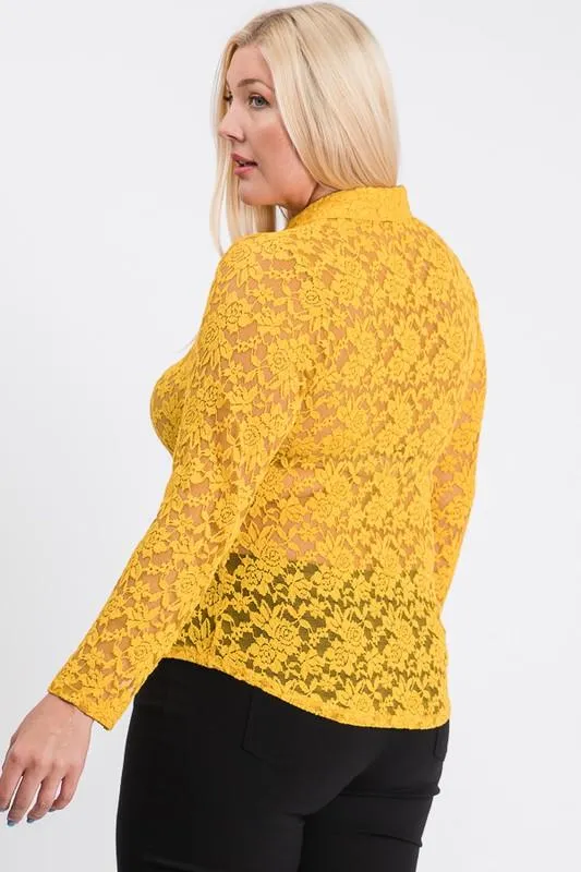 Pre-Order Lace Buttoned Blouse
