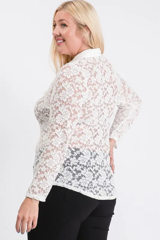 Pre-Order Lace Buttoned Blouse