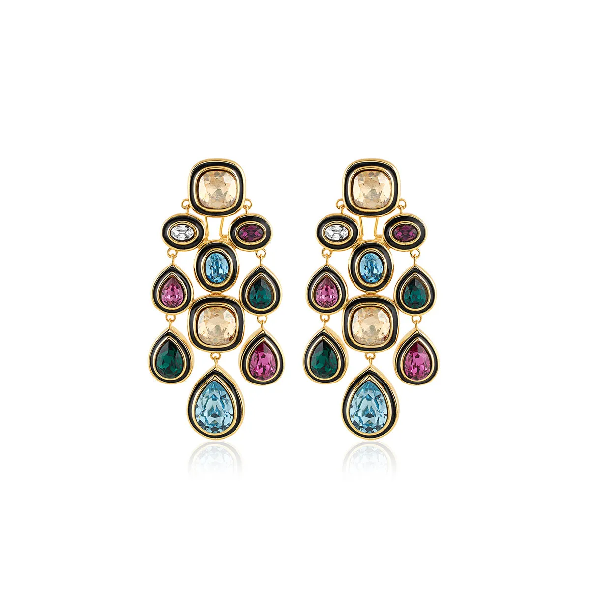 Seafoam Waterfall Earrings