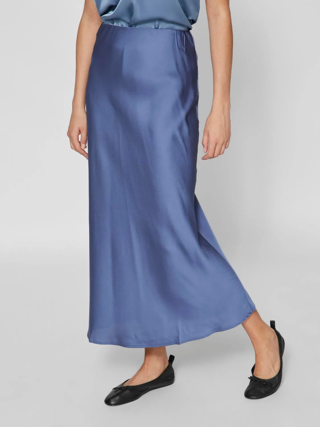 VIELLETTE Midi Skirt - Bijou Blue