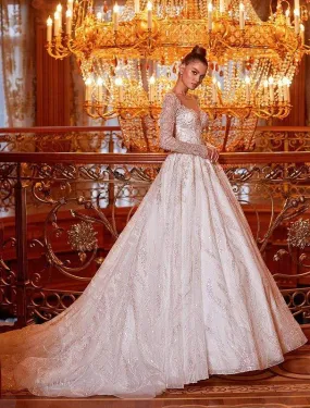 White Foot Wedding Dress