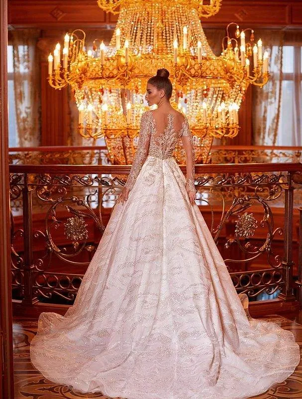White Foot Wedding Dress