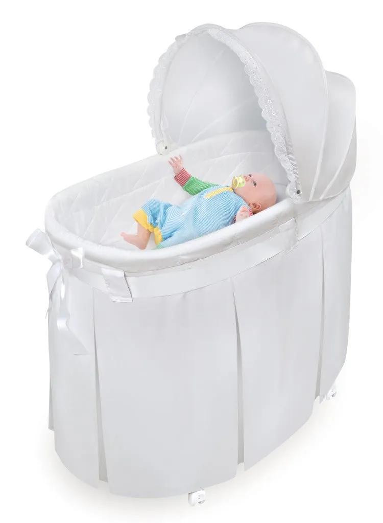 Wishes Oval Bassinet - Full Length Skirt