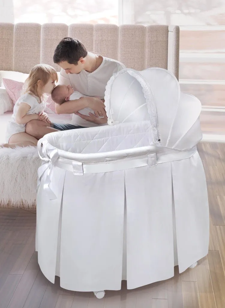 Wishes Oval Bassinet - Full Length Skirt