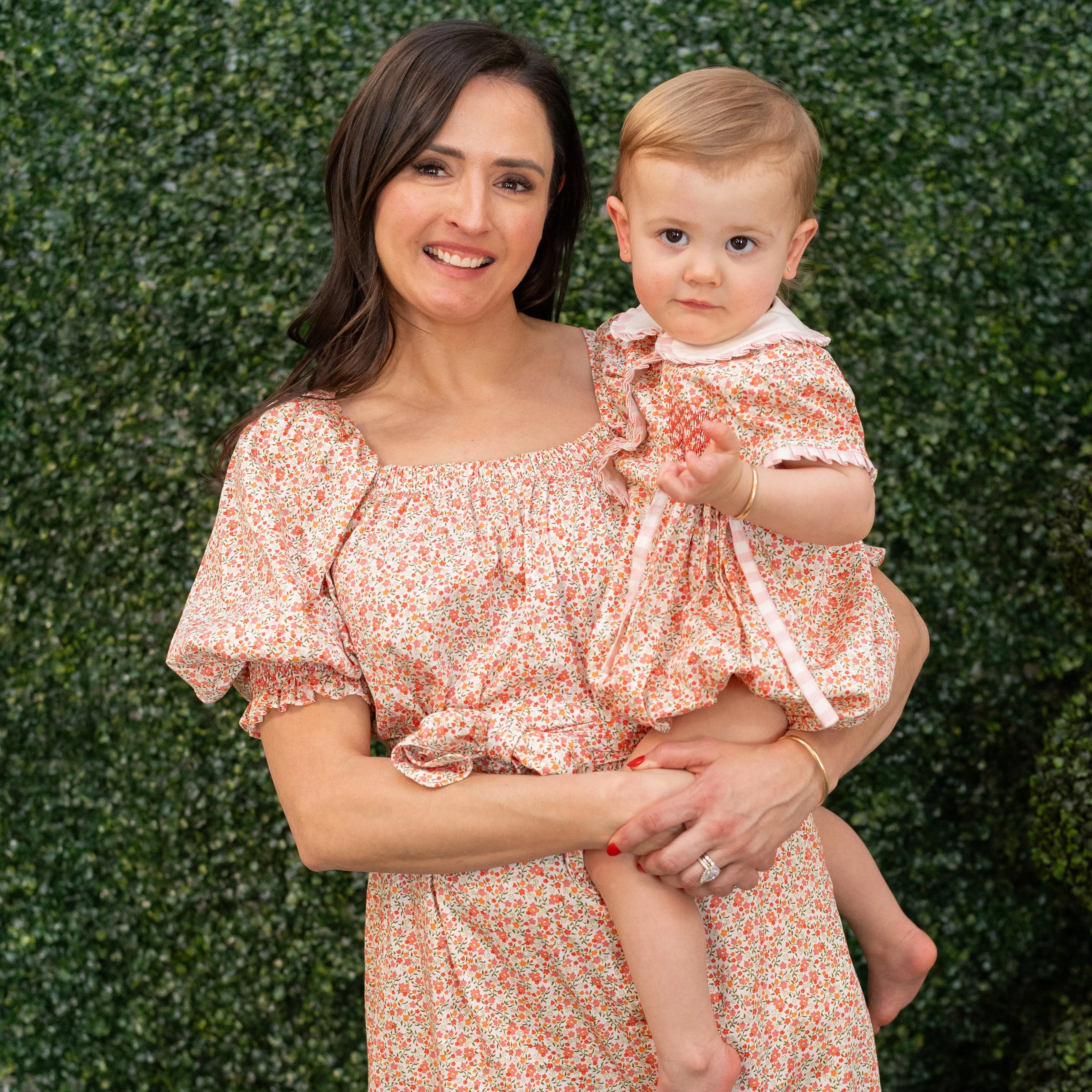 Women's Bonjour Dress - Peach Floral